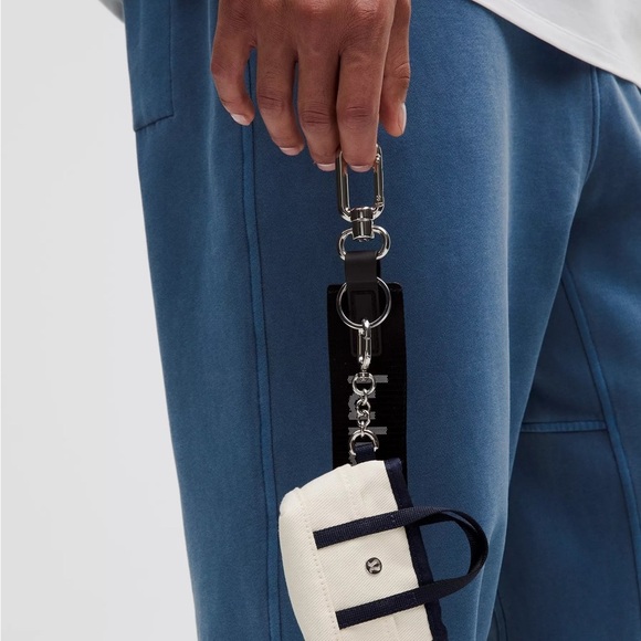 Daily Multi Pocket Nano Canvas Tote Bag - Natural True Navy - Picture 3 of 3